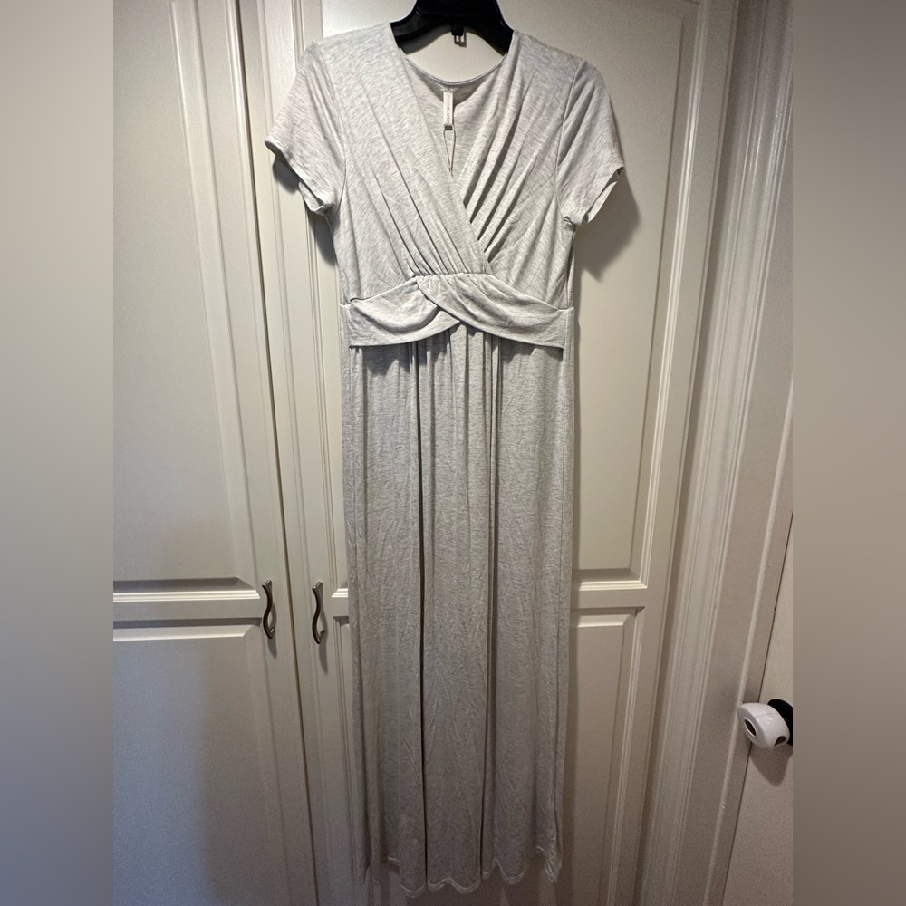 Pink Blush Maternity Maxi Dress, Medium, NWT